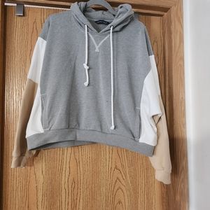 Abercrombie XL cropped hoodie